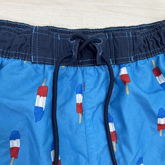 Beverly Hills Polo Club Swim Trunks Large Blue Board Shorts Cargo Lined 10” - Picture 3 of 12